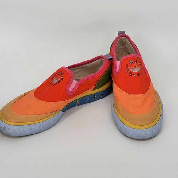 Adidas “Love Unites” Pride Shoes Unisex size 5.5) Retails for‎ $95 Low Sneakers - Picture 4 of 16
